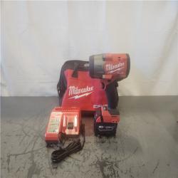 AS-IS- Milwaukee FUEL 18V Lithium-Ion Brushless Cordless 1/2 in. Impact Wrench w/Friction Ring Kit