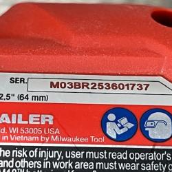 AS-IS Milwaukee FUEL 18V Lithium-Ion Brushless Cordless Gen II 15-Gauge Angled Nailer (Tool-Only)