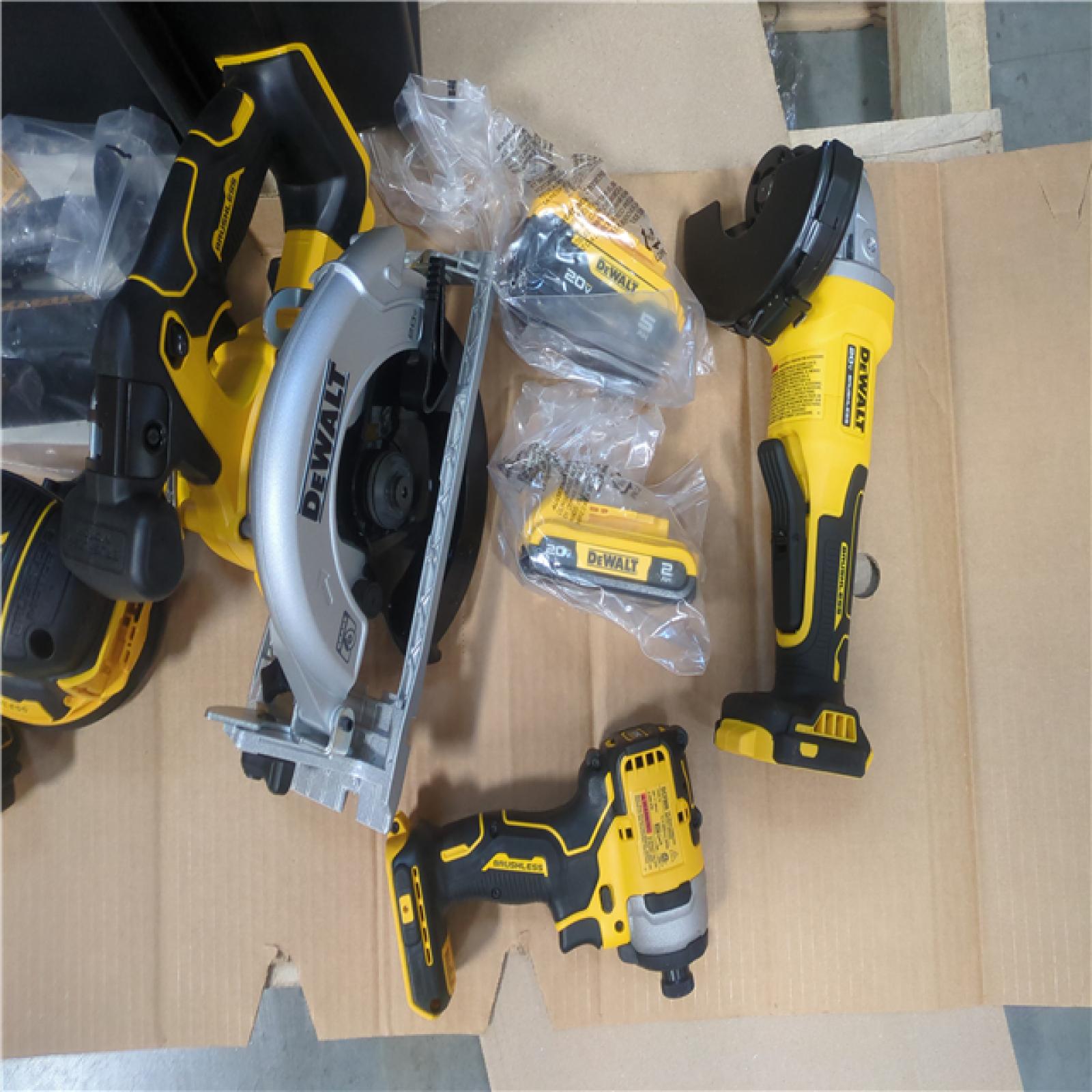 CALIFORNIA AS-IS DEWALT 20v 6 TOOL COMBO KIT