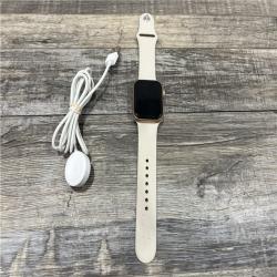 AS-IS  Apple Watch SE 44mm GPS  Aluminum Gold Case - WR-50 METERS