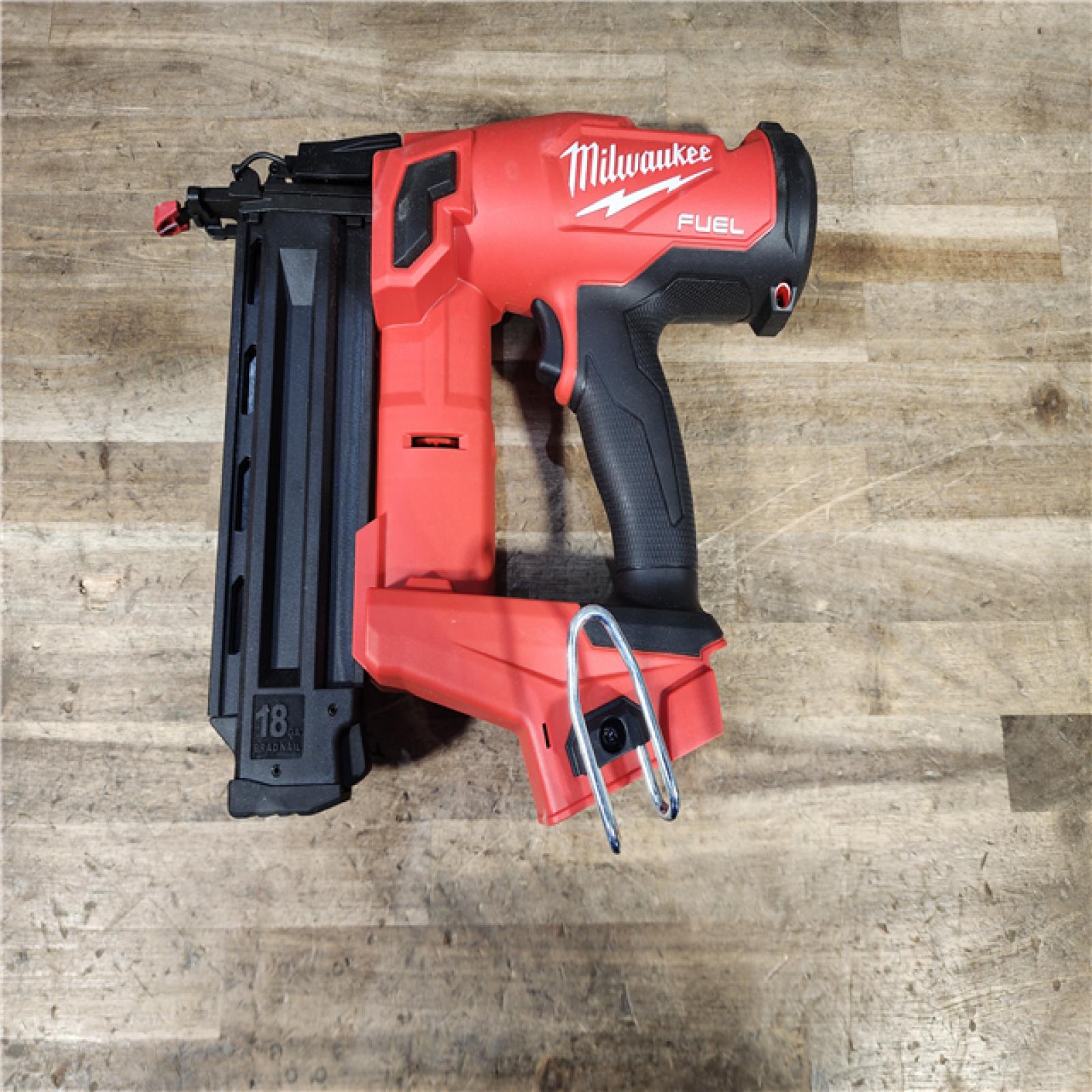 HOUSTON LOCATION - AS-IS (APPEARS LIKE NEW) Milwaukee FUEL 18-Volt Lithium-Ion Brushless Cordless Gen II 18-Gauge Brad Nailer (Tool-Only)