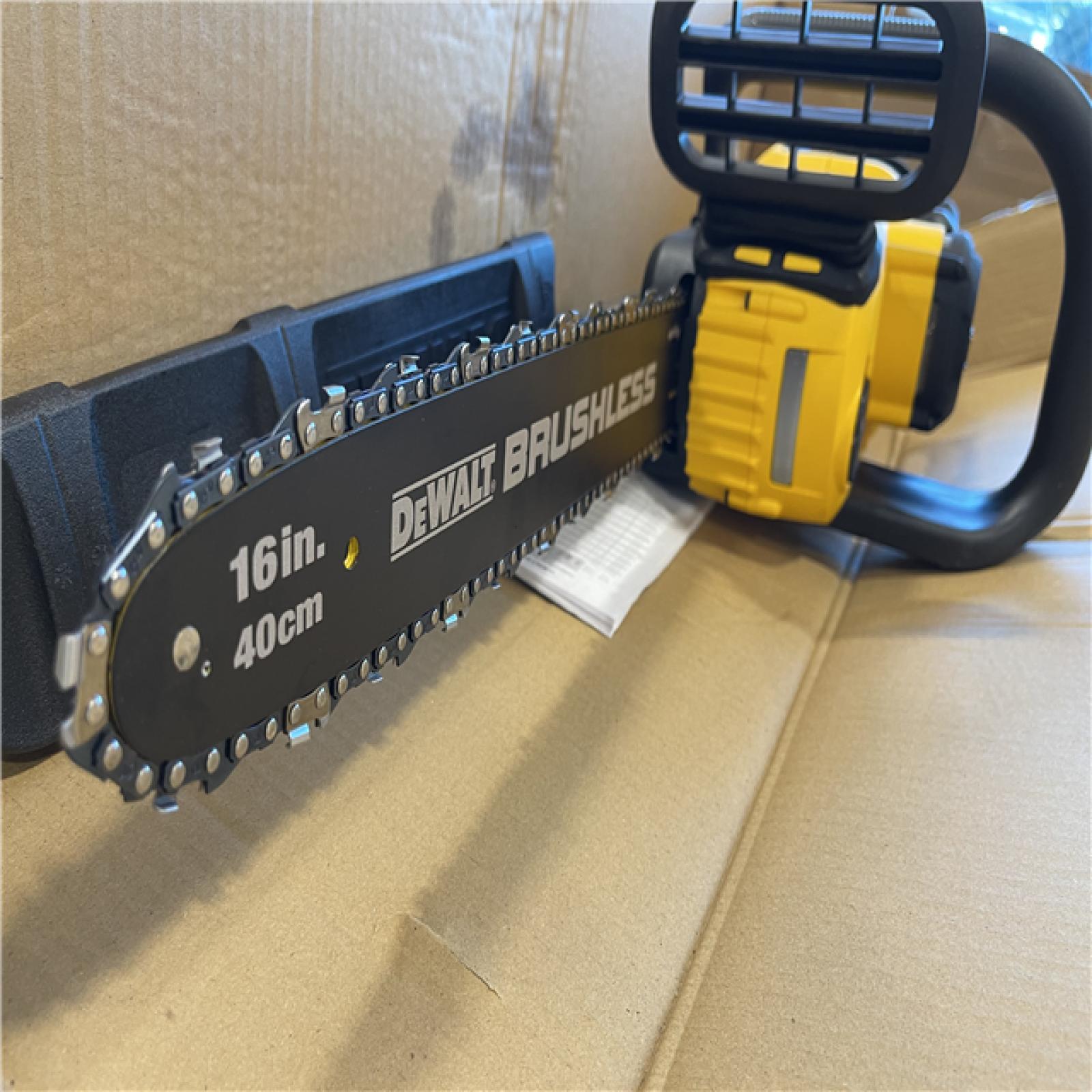 AS-IS - DEWALT FLEXVOLT 60V MAX Brushless Cordless 16 in. Chainsaw