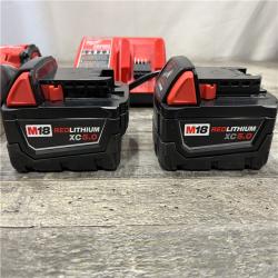 AS-IS Milwaukee FUEL 18V Lithium-Ion Brushless Cordless 1/2 in. Mid-Torque Impact Wrench with Friction Ring Kit