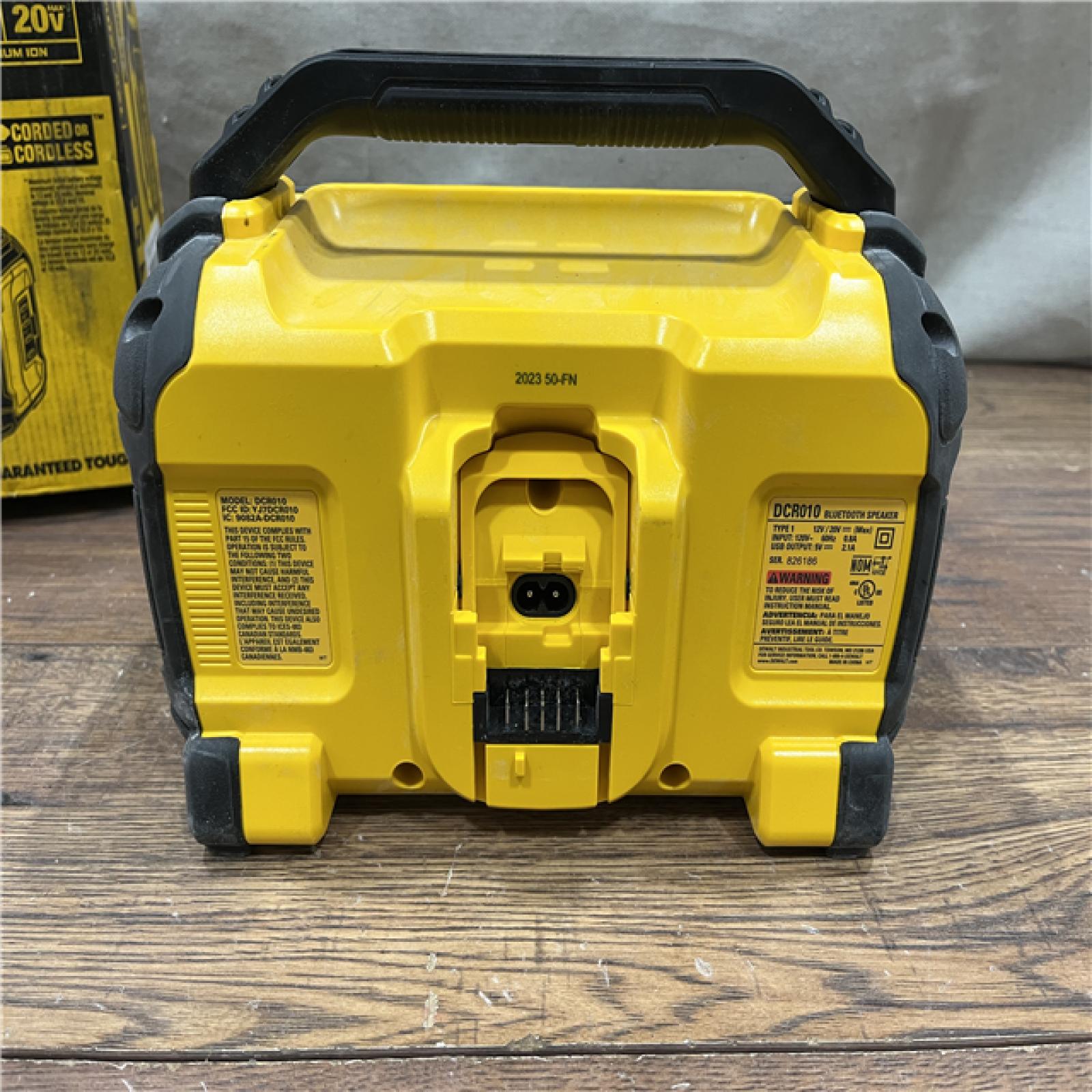 AS-IS DeWalt Bluetooth Speaker