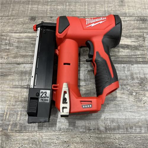 AS-IS Milwaukee 12-Volt 23-Gauge Lithium-Ion Cordless Pin Nailer (Tool-Only)