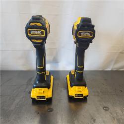 AS-IS- DEWALT ATOMIC 20-Volt MAX Lithium-Ion Cordless Combo Kit