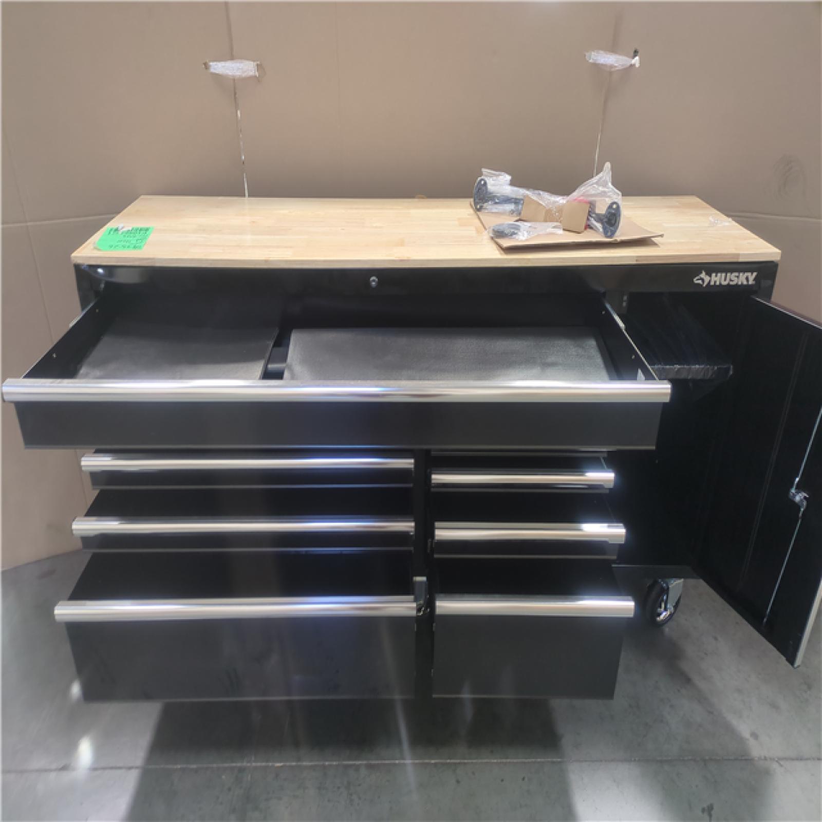California AS-IS Husky 10-Drawer Mobile Workbench   NO KEY