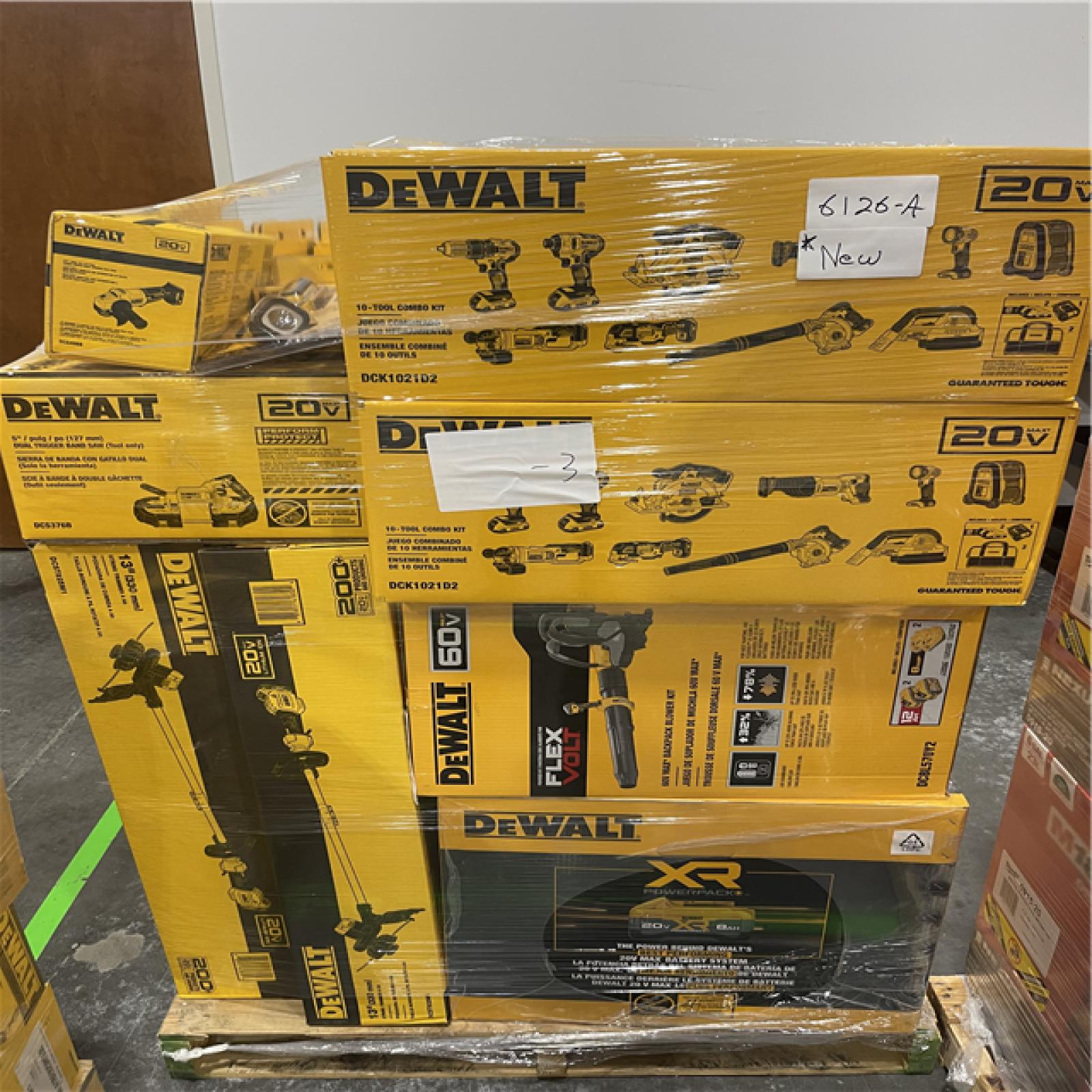 Atlanta Location NEW DEWALT power tools and more (5 Pallets) 6126-A