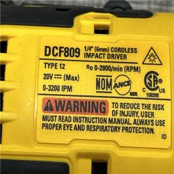 AS-IS DEWALT Atomic 20V Max Lithium-Ion Brushless Cordless Compact 1/4 in. Impact Driver Kit