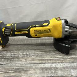 AS-IS DEWALT 20V MAX XR Cordless Brushless 4.5 in. Slide Switch Small Angle Grinder with Kickback Brake (Tool Only)