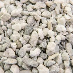 Phoenix Southwest Boulder & Stone 25 cu. ft. 3/8 in. White Ice Bulk Landscape Rock and Pebble for Gardening  Landscaping  Driveways and Walkways