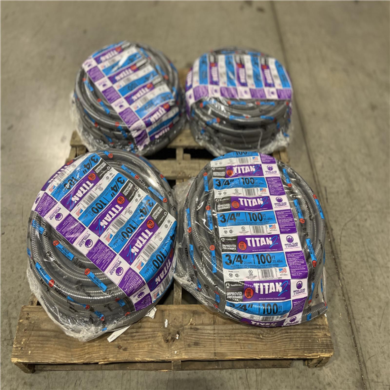 DALLAS LOCATION - Southwire 3/4 in. x 100 ft. Liquidtight Flexible Metallic Titan Steel Conduit PALLET -(4 UNITS)