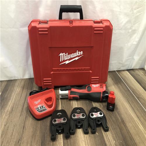 AS-IS Milwaukee 12-Volt Lithium-Ion Force Logic Cordless Press Tool Kit