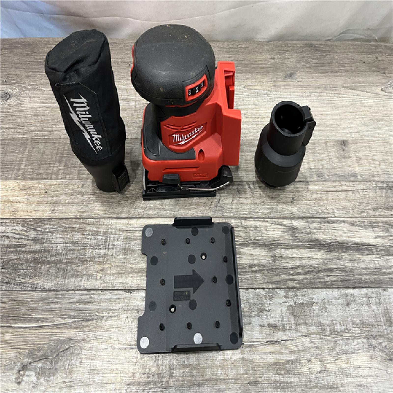 AS-IS Milwaukee 18V Lithium-Ion Cordless 1/4 in. Sheet Sander (Tool-Only)