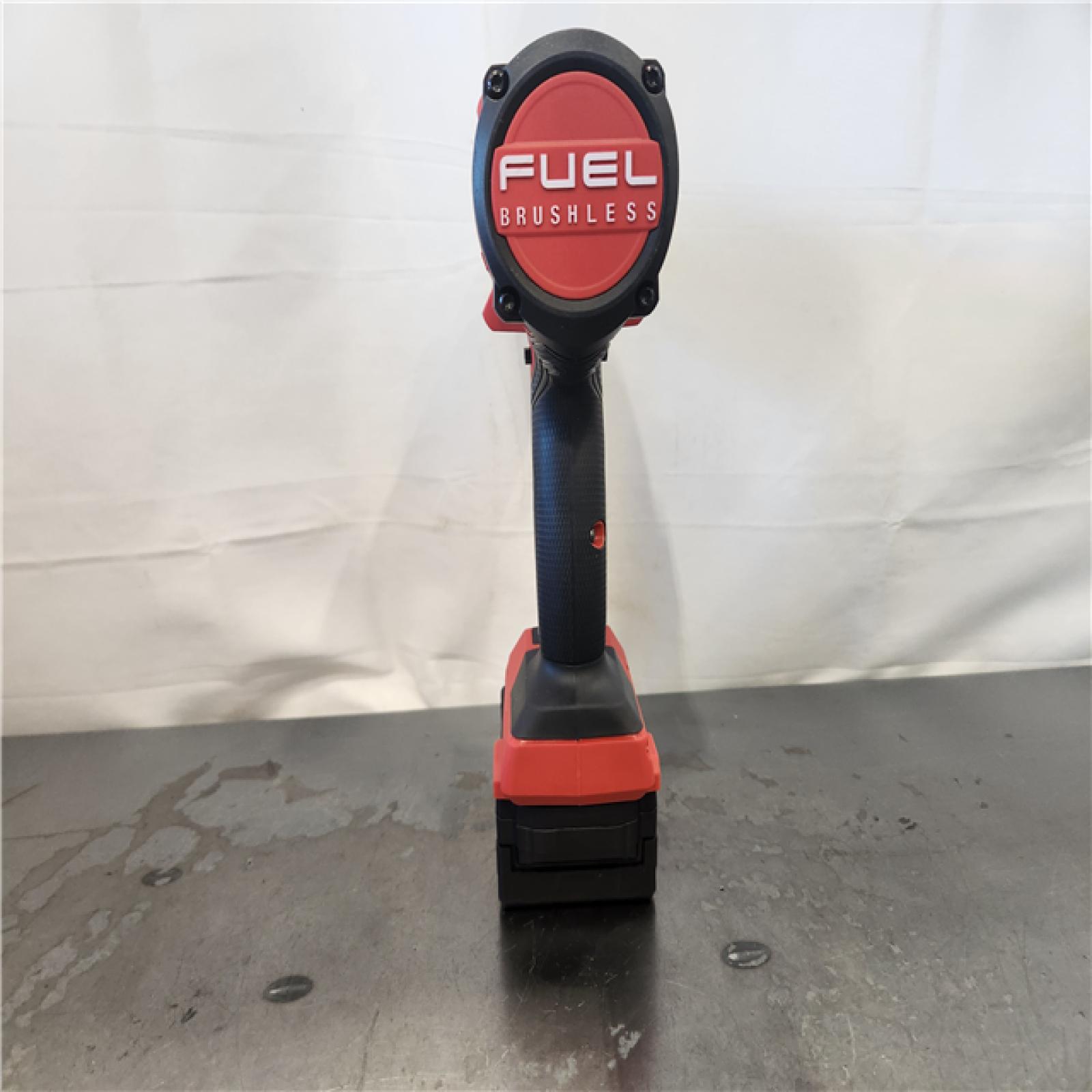 AS-IS- Milwaukee FUEL 18V Lithium-Ion Brushless Cordless 1/2 in. Impact Wrench w/Friction Ring Kit