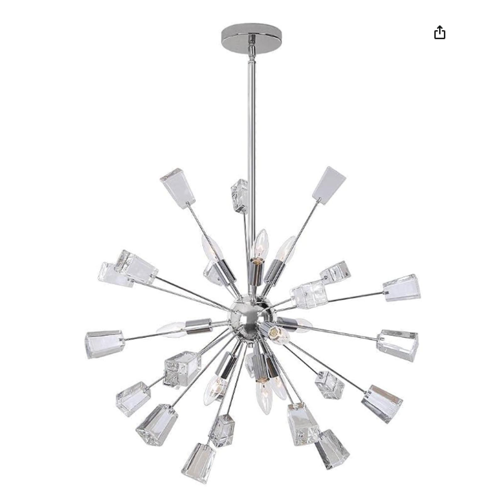 NEW! - Home Decorations Collection 9-Light Chandelier Kimberly