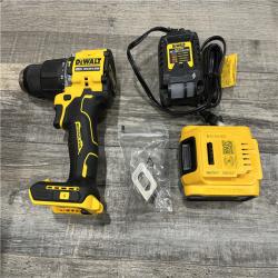 AS-IS DEWALT ATOMIC 20V Lithium-Ion Cordless 1/2 in. Hammer Drill Kit