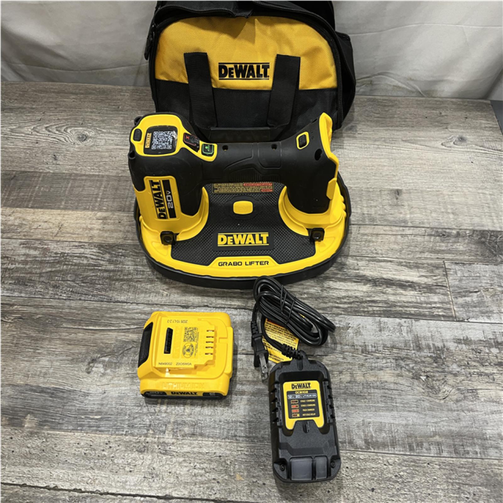 AS-IS DEWALT 20-Volt Max Lithium-Ion Cordless GRABO Lifter Kit