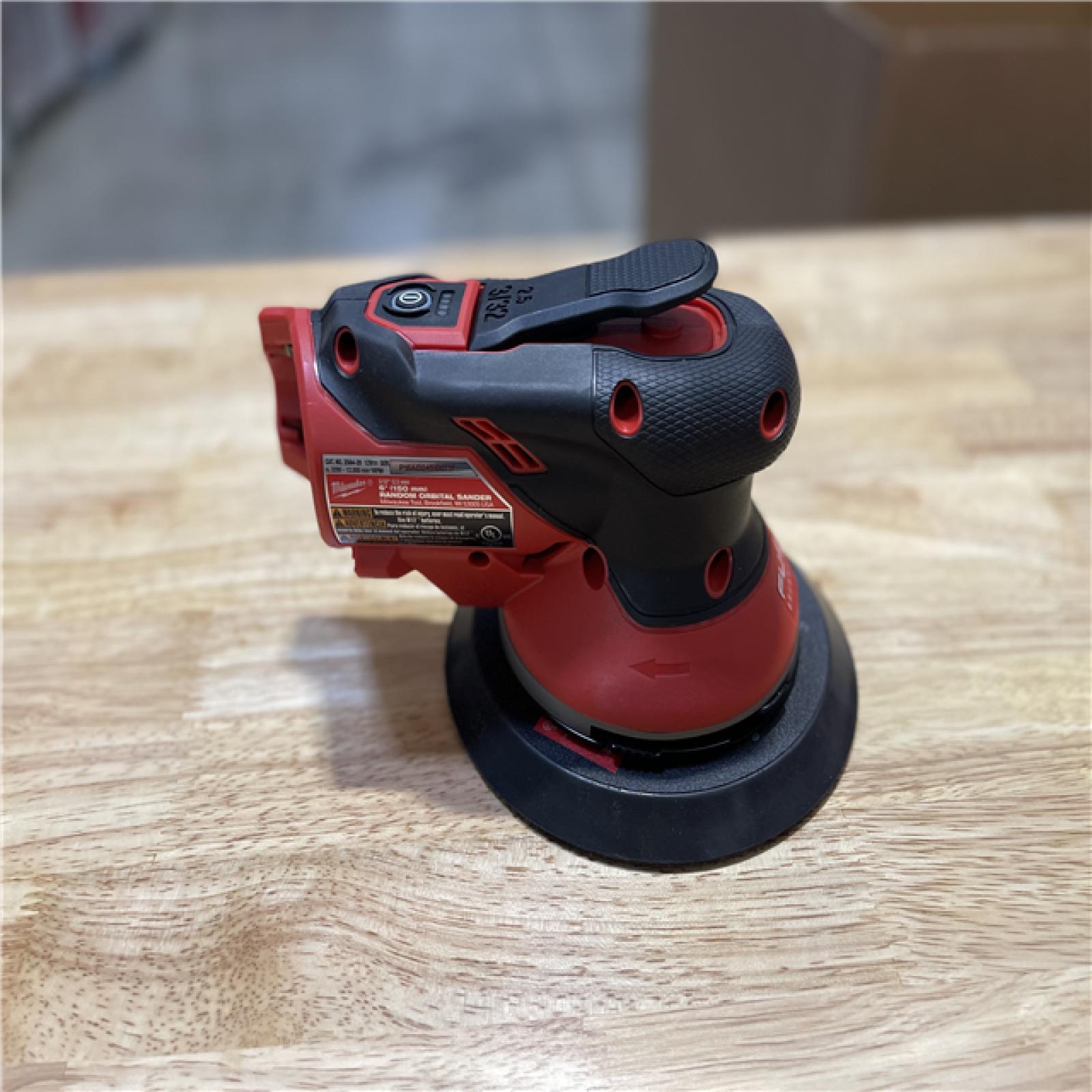 Milwaukee M12 FUEL 12-Volt Li-Ion Brushless Cordless 6 in. Random Orbital Sander Kit (3/32 in) w M12 XC 5.0Ah & CP 2.5Ah Batteries