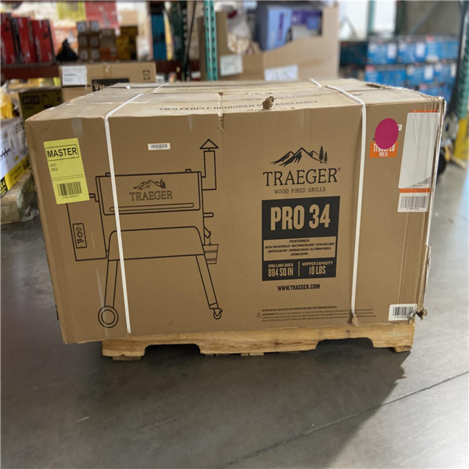 DALLAS LOCATION - Traeger Pro Series 34-Pellet Grill and Smoker in Bronze (2 UNITS)