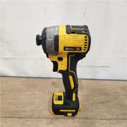 AS-IS- DEWALT 20-Volt Maximum XR Cordless Brushless 1/4 in. 3-Speed Impact Driver (Tool-Only)