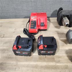 HOUSTON LOCATION - AS-IS MILWAUKEE 4 TOOL COMBO KIT W/ (2) BATTERY & CHARGER