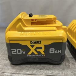 AS-IS DEWALT 20V MAX XR Power-Pack Lithium-Ion Starter Kit with 8. 0Ah Battery and Charger