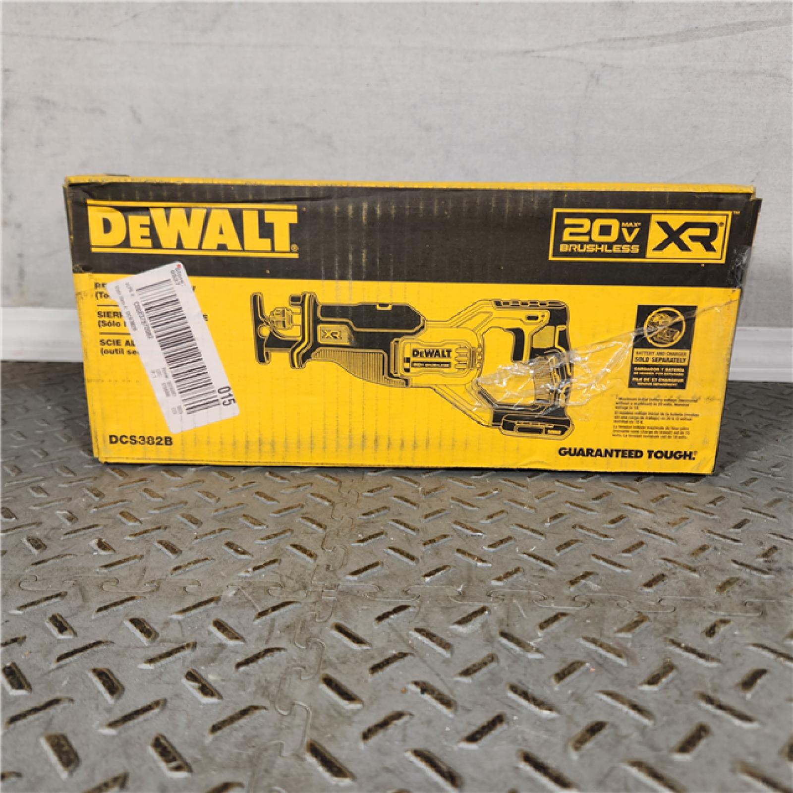 Houston location - AS-IS Dewalt DCS382B 20V MAX XR Cordless Brushless Reciprocating Saw (Bare Tool) - Appears IN GOOD Condition