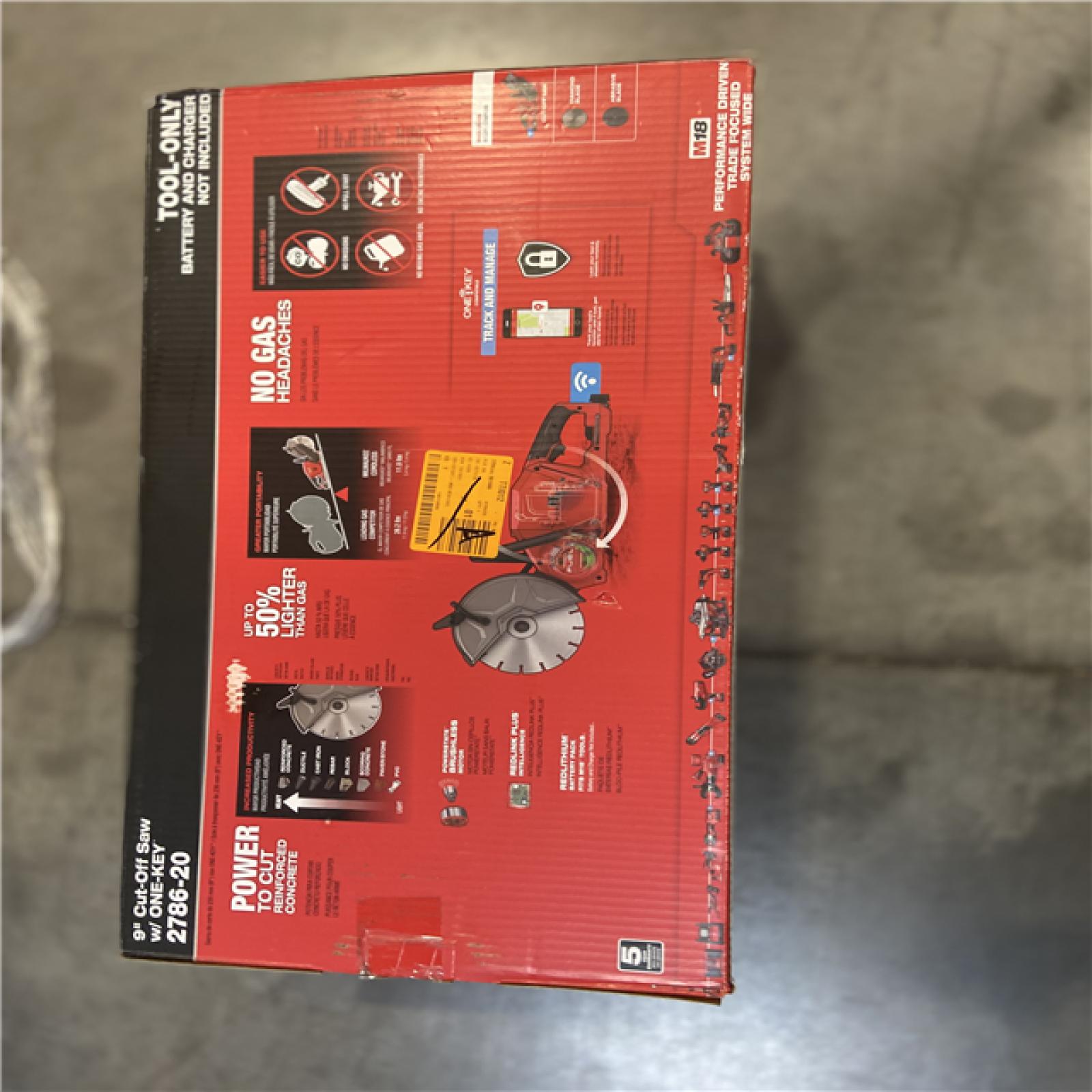 DALLAS LOCATION - Milwaukee M18 FUEL ONE-KEY 18V Lithium-Ion Brushless Cordless 9 in. Cut Off Saw (Tool-Only)