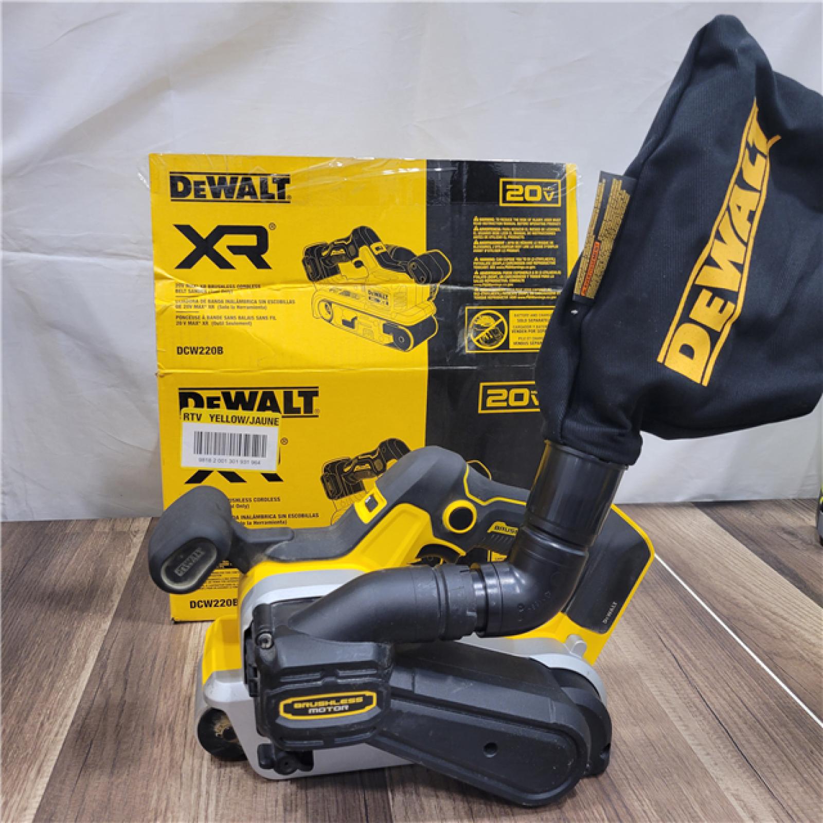 GOOD DEWALT 20V MAX* XR Brushless Cordless Belt Sander