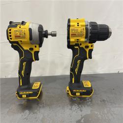 AS-IS- DEWALT ATOMIC 20-Volt MAX Lithium-Ion Cordless Combo Kit (2-Tool) with (2) 2.0Ah Batteries  Charger and Bag