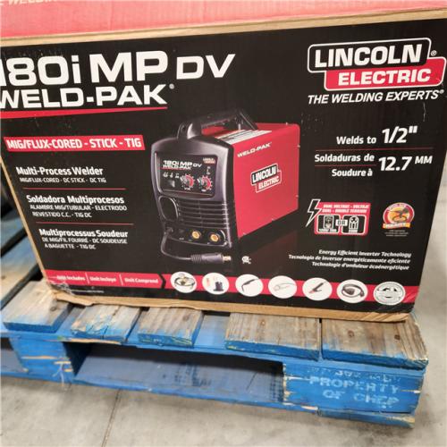 Dallas Location - As-Is Lincoln Electric 180 Amp Weld-Pak 180i Welder