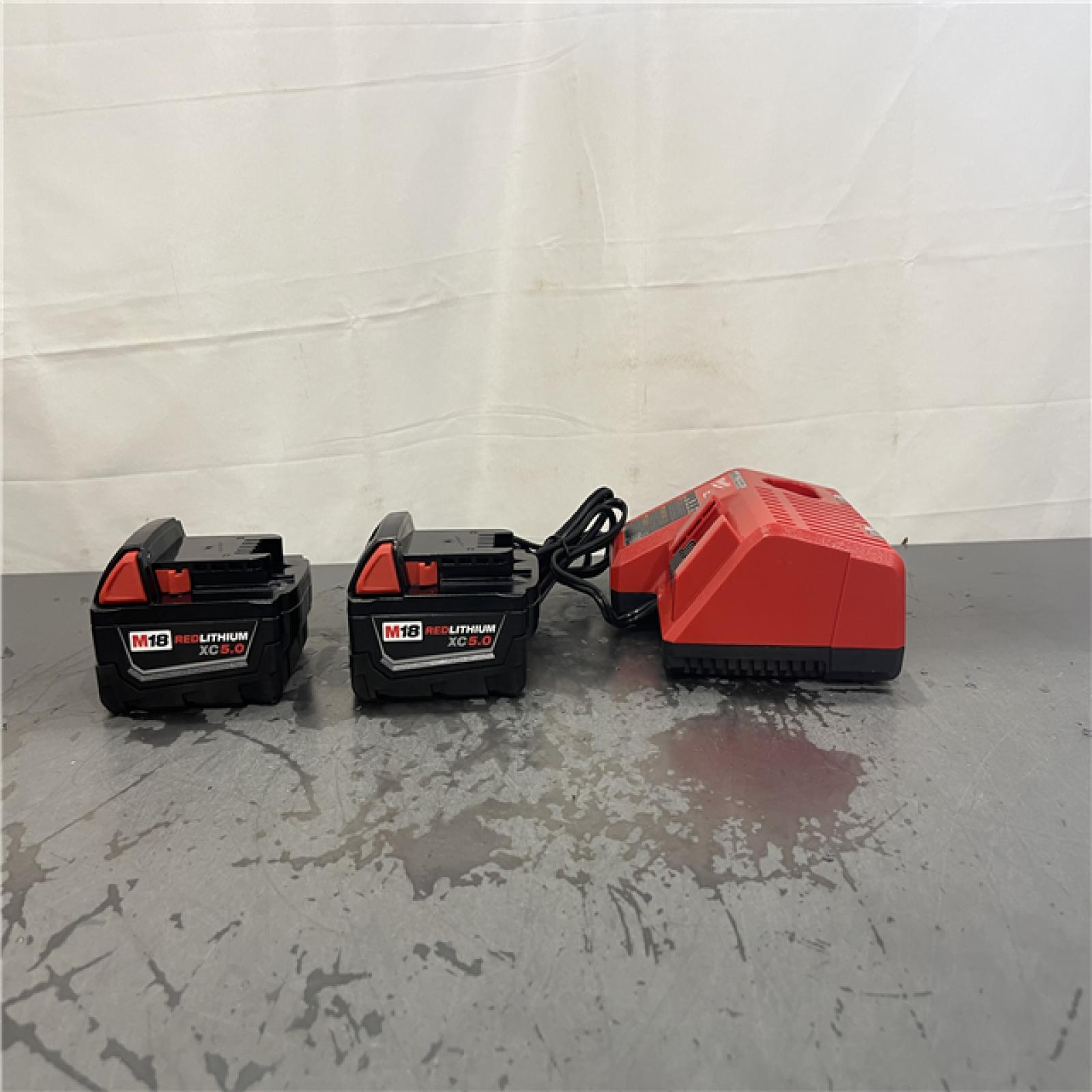 M18 18-Volt Lithium-Ion XC Starter Kit with Two 5.0Ah Batteries and Charger