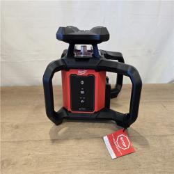 AS-IS Milwaukee M18 2000 Ft. Red Exterior Rotary Laser Level Kit