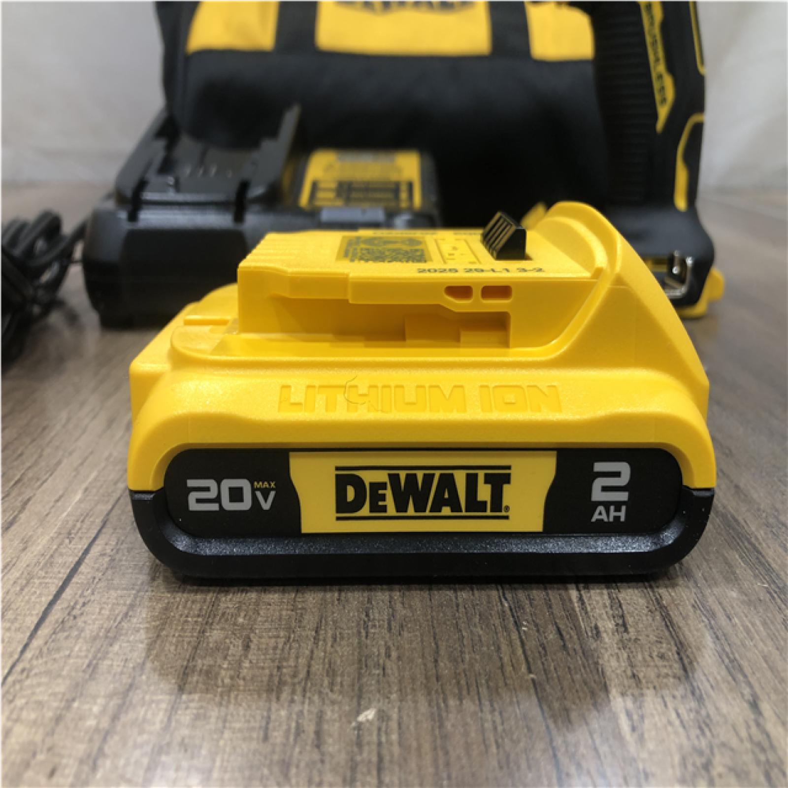 AS-IS DEWALT Atomic 20V Lithium-Ion Cordless Compact 1/2 in. Drill/Driver Kit