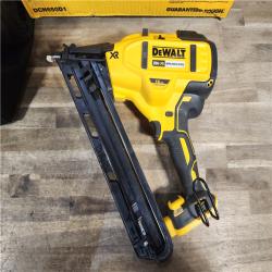 HOUSTON LOCATION - AS-IS DeWalt 20V MAX XR 15 Ga. Cordless 34 Deg Nailer Kit (Battery & Charger) 20 V