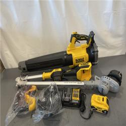 AS-IS - DEWALT 20V MAX Cordless Battery Powered String Trimmer & Blower Combo Kit