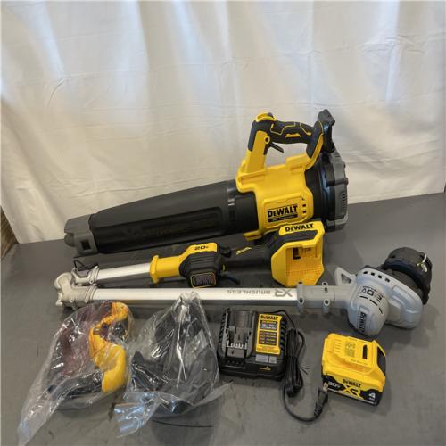 AS-IS - DEWALT 20V MAX Cordless Battery Powered String Trimmer & Blower Combo Kit