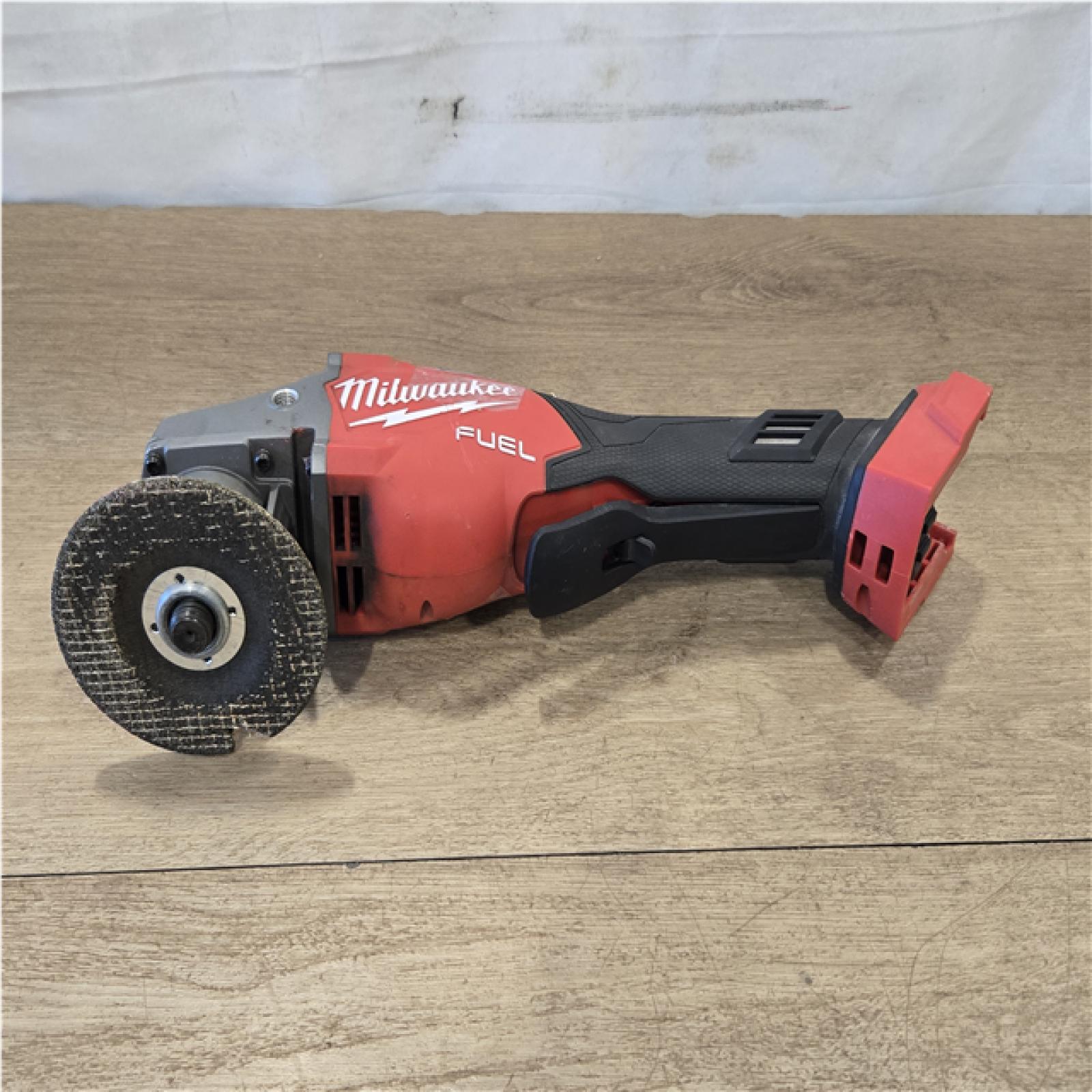 AS-IS Milwaukee FUEL 18-Volt Lithium-Ion Brushless Cordless 4-1/2 in./6 in. Braking Grinder with Paddle Switch (Tool-Only)