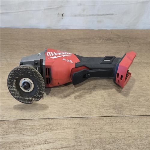 AS-IS Milwaukee FUEL 18-Volt Lithium-Ion Brushless Cordless 4-1/2 in./6 in. Braking Grinder with Paddle Switch (Tool-Only)