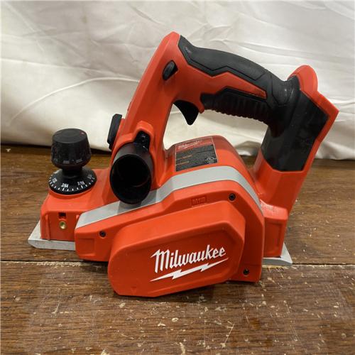 AS-IS Milwaukee M18 18-Volt Lithium-Ion Cordless 3-1/4 in. Planer (Tool-Only)