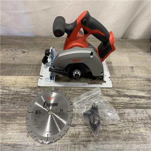 AS-IS Milwaukee 18V Lithium-Ion Cordless 6-1/2 in. Circular Saw (Tool-Only)
