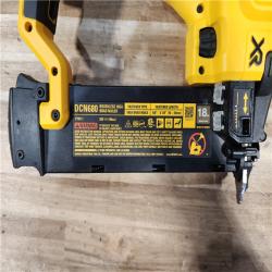 HOUSTON LOCATION - AS-IS DEWALT 20V MAX XR Lithium-Ion Electric Cordless 18-Gauge Brad Nailer (Tool Only)