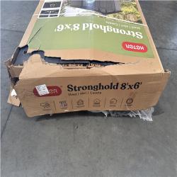 CALIFORNIA AS IS KETER STRONGHOLD 8x6 SHED