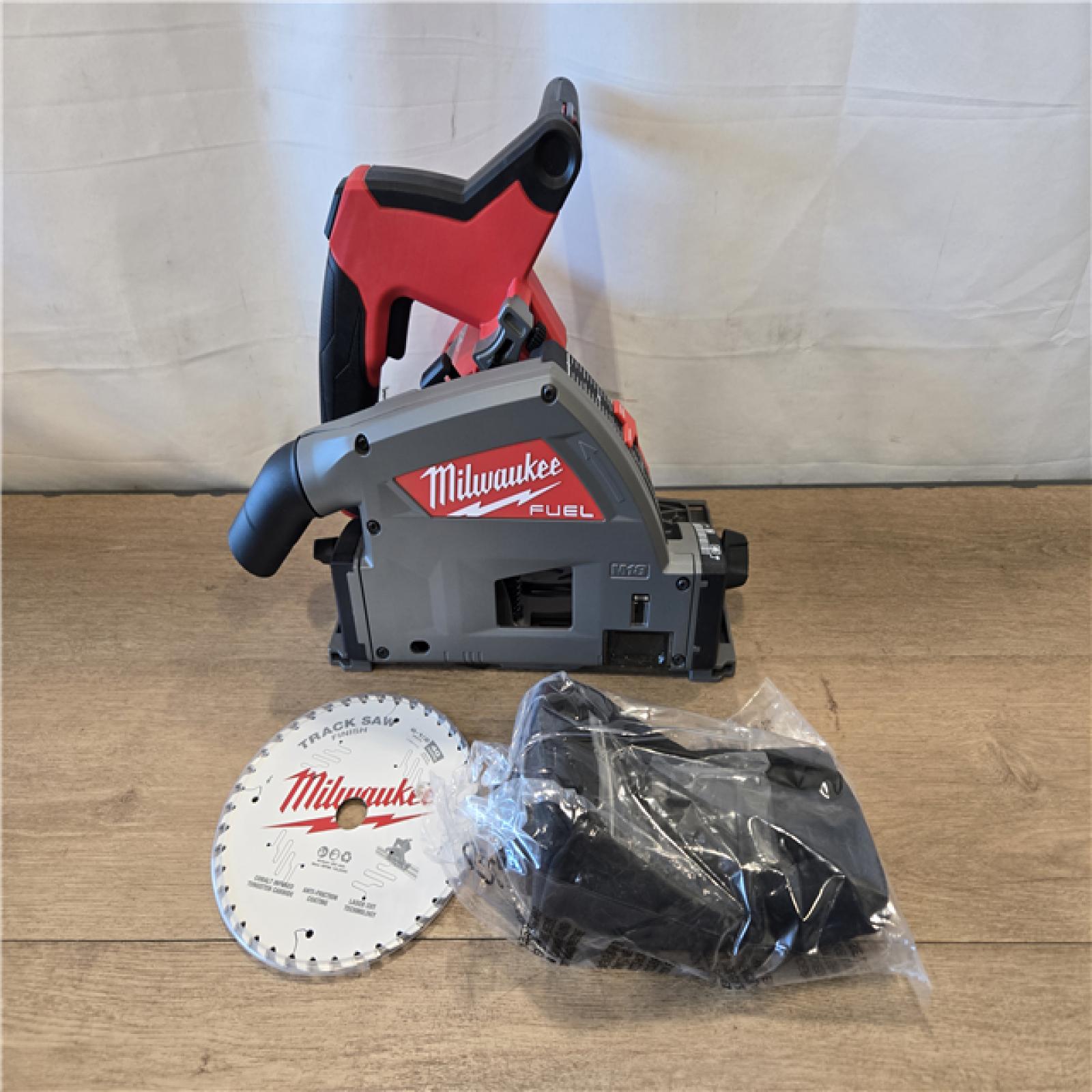 AS-IS Milwaukee FUEL 18V Cordless 6-1/2 in. Plunge Cut Track Saw (Tool-Only)