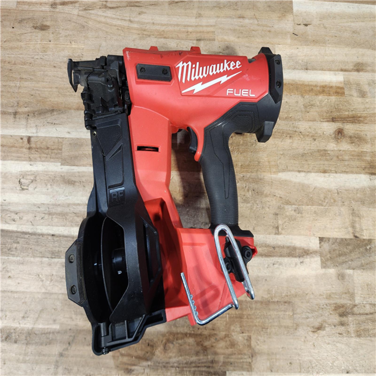 HOUSTON LOCATION - AS-IS Milwaukee FUEL 18-Volt Lithium-Ion Brushless Cordless Coil Roofing Nailer (Tool Only)