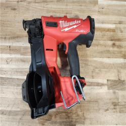 HOUSTON LOCATION - AS-IS Milwaukee FUEL 18-Volt Lithium-Ion Brushless Cordless Coil Roofing Nailer (Tool Only)