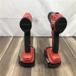 AS-IS Milwaukee 18V Lithium-Ion Brushless Cordless Compact Drill/Impact Combo Kit