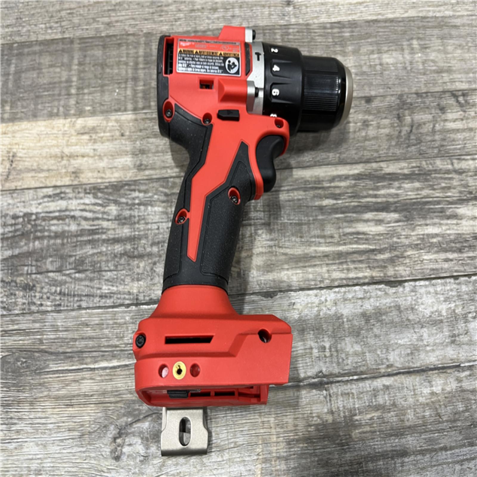 AS-IS Milwaukee 18V Lithium-Ion Brushless Cordless 1/2 in. Compact Hammer Drill/Driver Kit