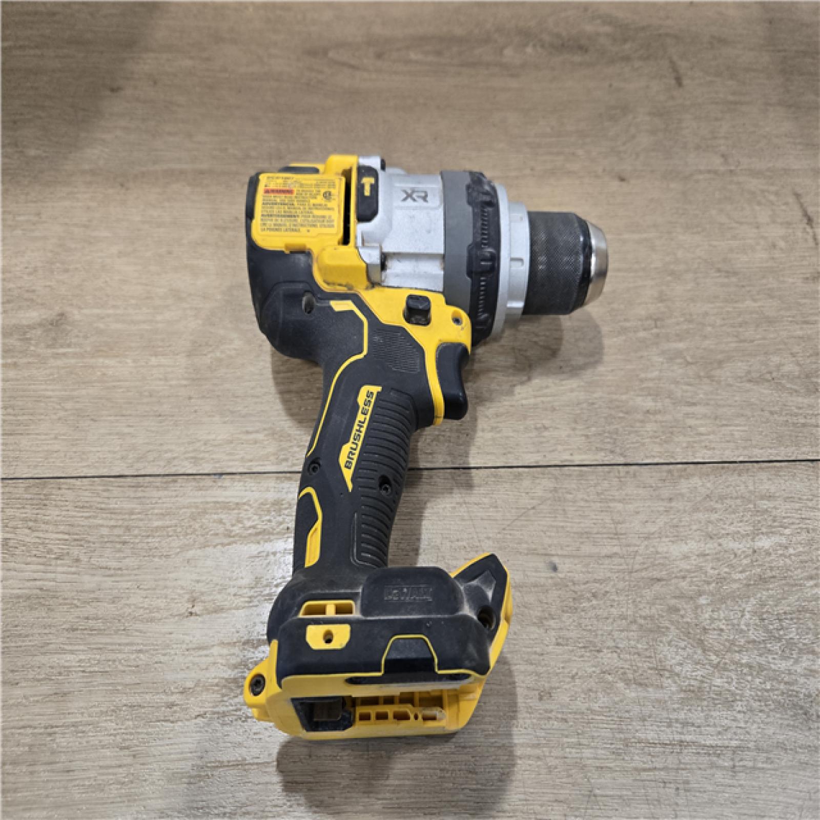 AS-IS DEWALT 20V MAX Cordless 1/2 3-Speed Hammer Drill (Tool-Only)